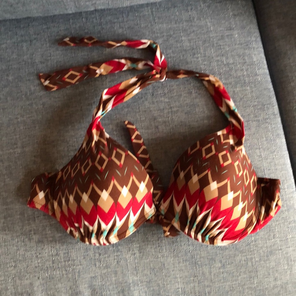 Colorful bikini top!